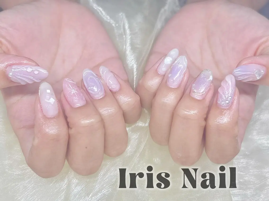 ネイル ハンドネイル ハンドケア 🍒IRIS Nail🌸のネイルデザイン
