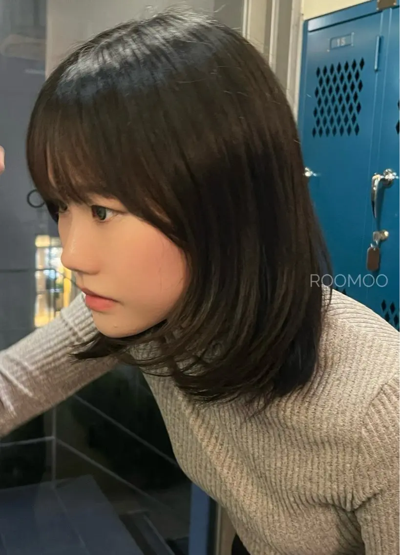 ミディアム ハッシュカット カット 韓国ボブ/ハッシュ カットKIRAのヘアスタイル