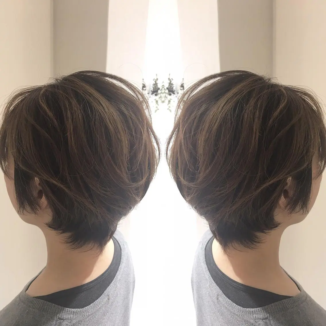 ショート カラー ヘアカラー トリートメント 中間 将人のヘアスタイル