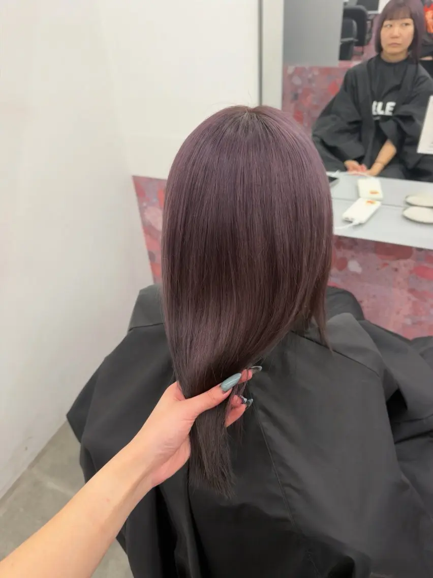 セミロング PELE SAKAE kannaのヘアスタイル
