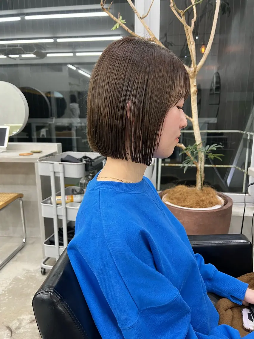 似合わせカット+艶カラー+縮毛矯正☆(ショート/ショートボブ/ボブ/ロングOK)の写真