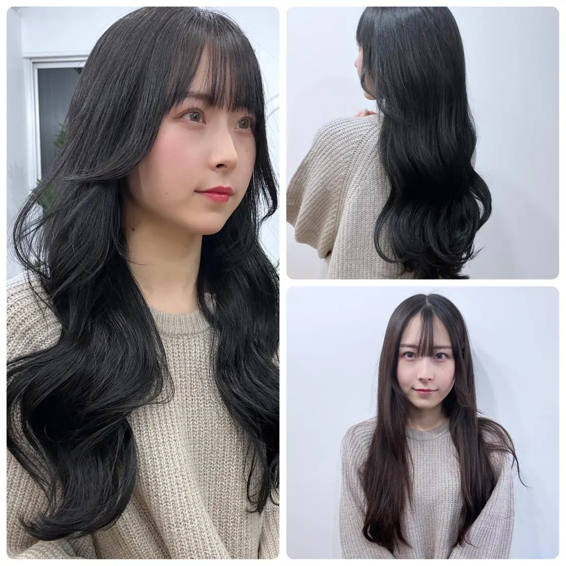 セミロング カラー パーマ ヘアアレンジ メンズ キッズ ネイル マツエク・マツパ アイブロウ メンズインナーカラー メンズ韓国風 黒髪 ブルーカラー ブルーブラック カット ヘアカラー トリートメント 渋谷レイヤーカット❌ 縮毛矯正専門/武田涼のヘアスタイル