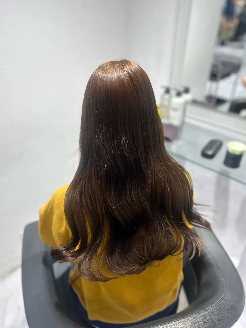 ロング カラー 表参道/透明感カラー /暗髪/ジュキヤのヘアスタイル