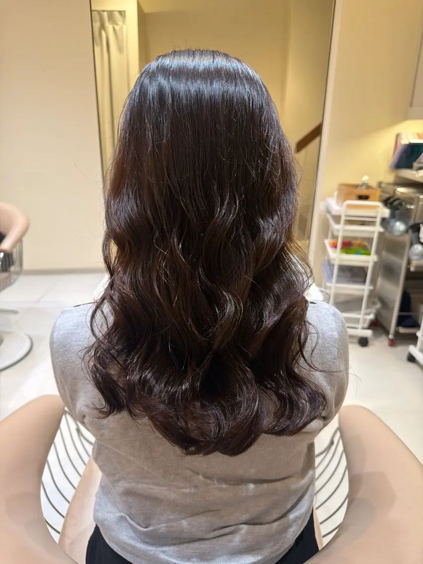 パーマ 阪上 沙織のヘアスタイル