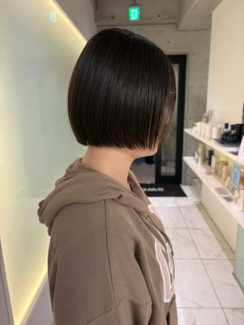 ショート ボブ ショートヘア カット nanami /ボブ/艶カラーのヘアスタイル