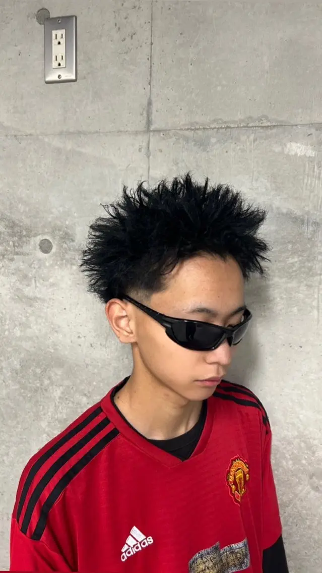 ショート メンズ メンズパーマ 迫田 頼人のヘアスタイル