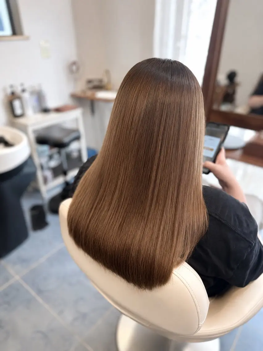 縮毛矯正 uchida erikoのヘアスタイル