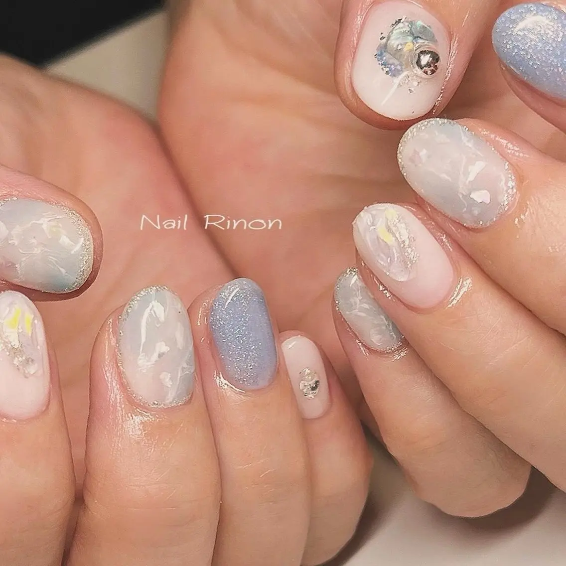 ネイル 夏ネイル ハンドネイル Nail Rinonのネイルデザイン