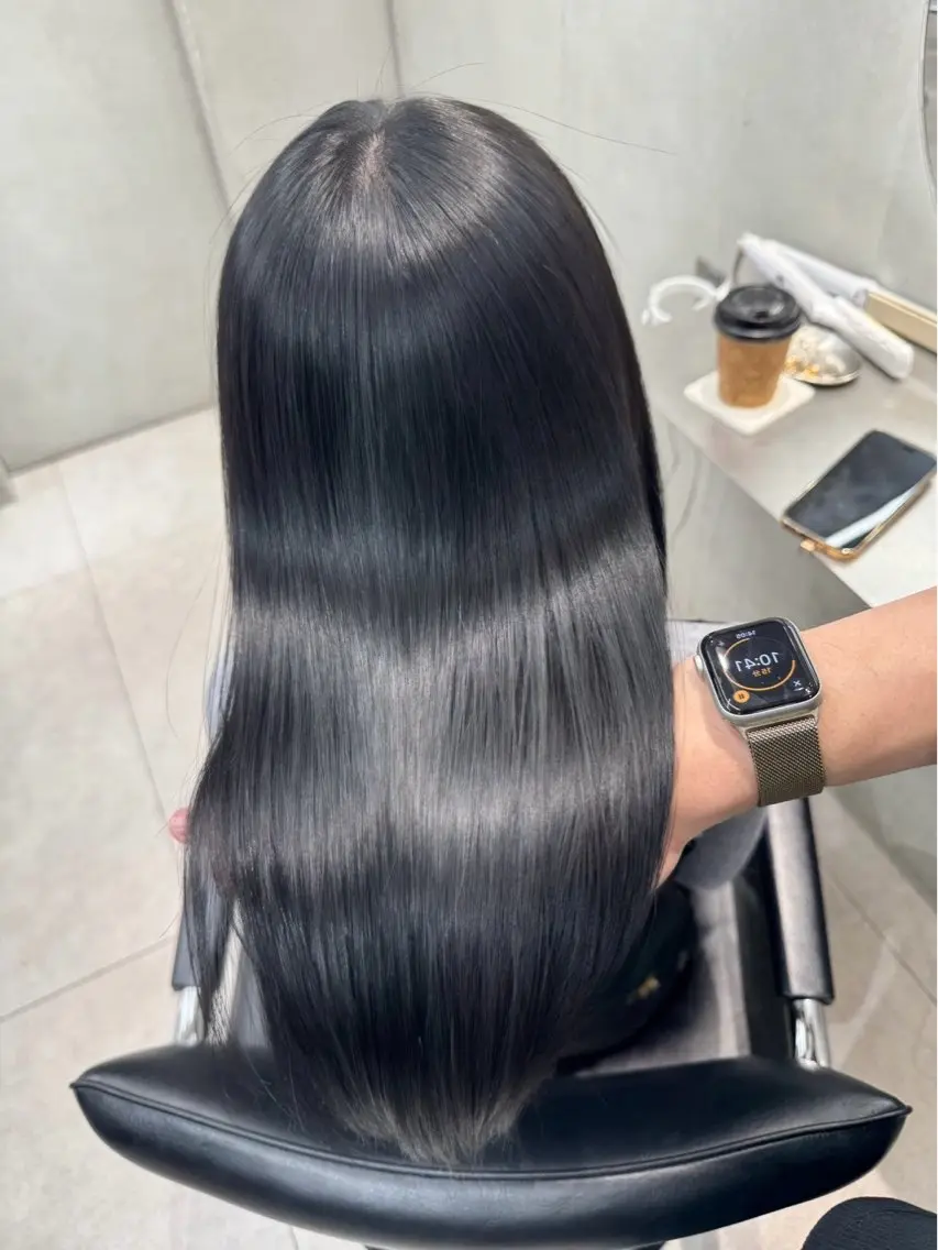ロング 卒業式のヘアスタイル 髪質改善 縮毛矯正 縮毛矯正 miu/髪質改善 ストレート✨/艶髪のヘアスタイル