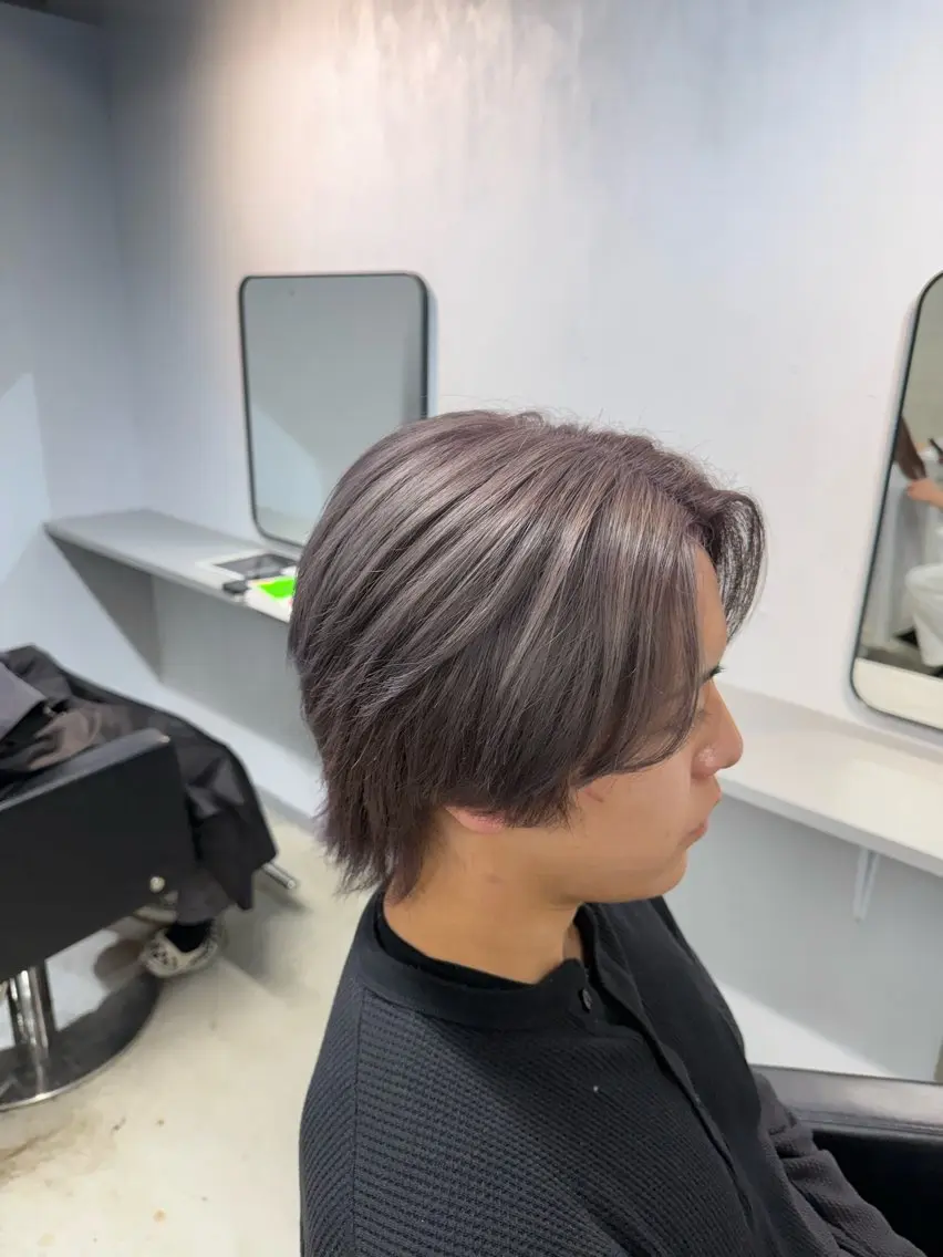 ミディアム ヘアカラー benji YURITOのヘアスタイル