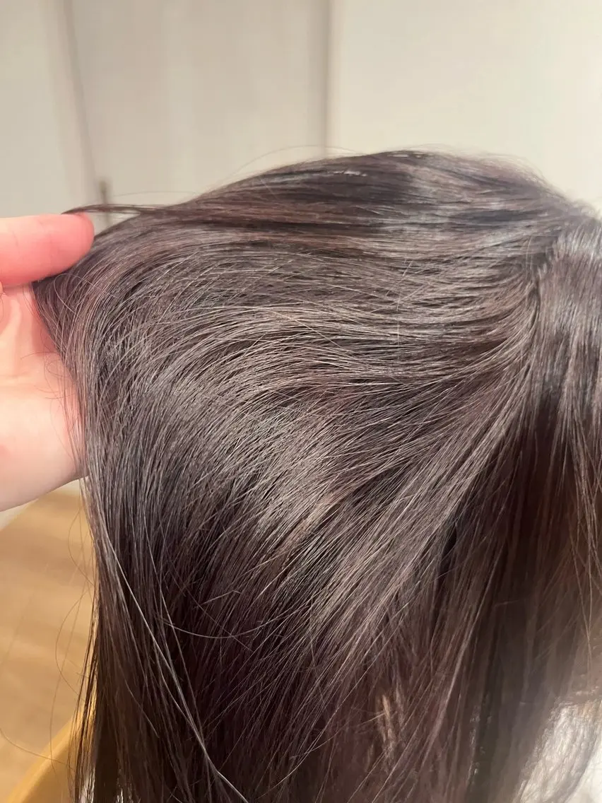 カラー ラベンダーカラー ピンクカラー ピンクラベンダー 宮本 楓のヘアスタイル