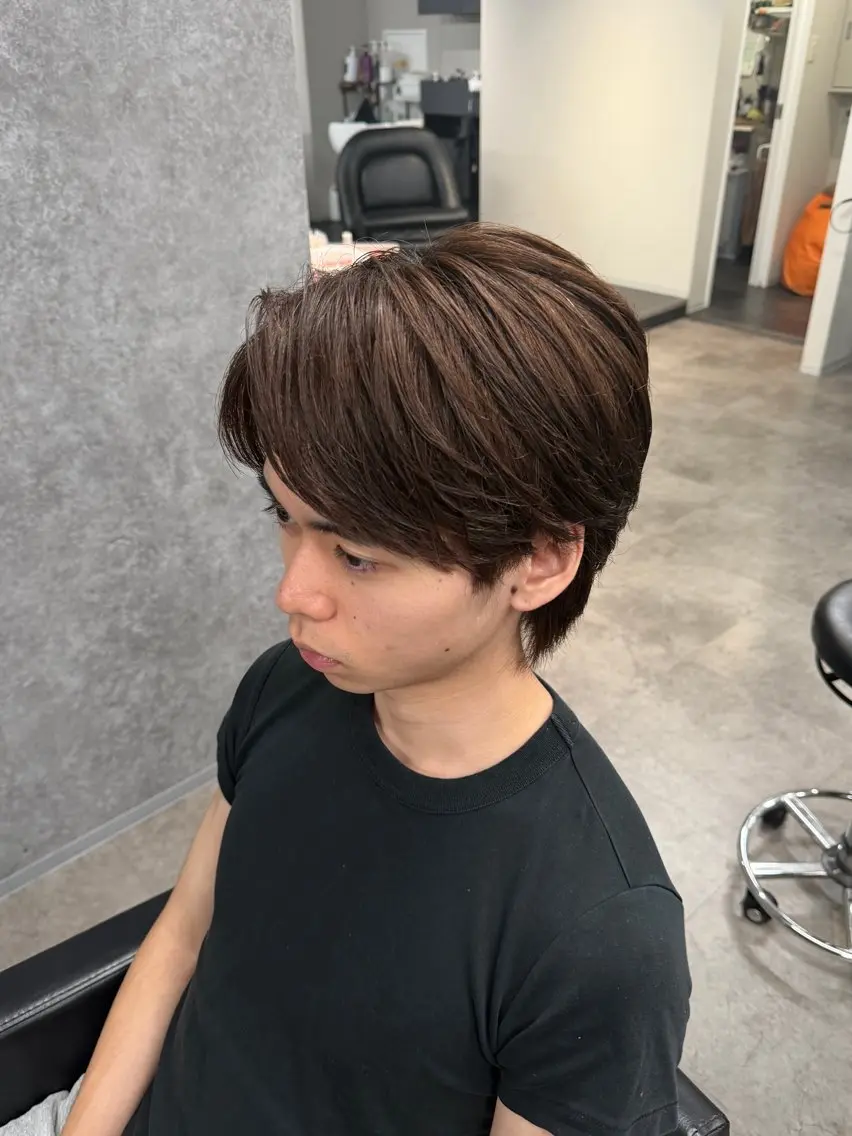 カラー カット ヘアカラー トリートメント シャドウパーマ/立川 メンズ/コタロウのヘアスタイル