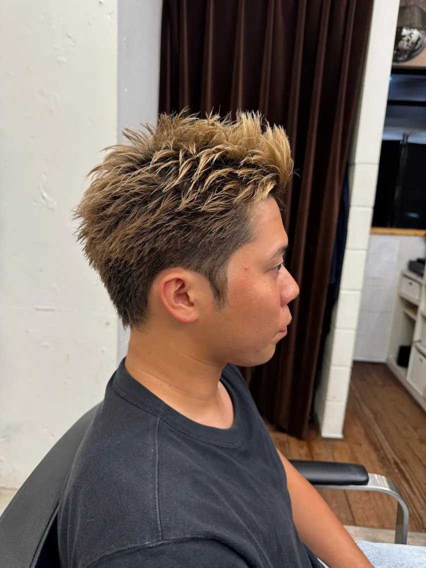 ショート メンズ スパイキーショート ショートヘア カット トリートメント 💈メンズ特化💈 TASUKUのヘアスタイル