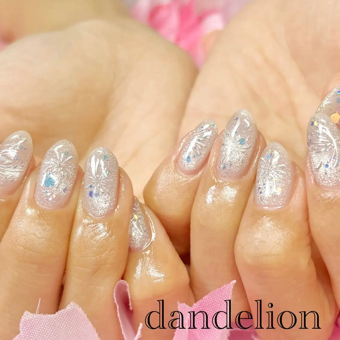 ネイル ハンドネイル ハンドケア dandelion ダンデライオンのネイルデザイン