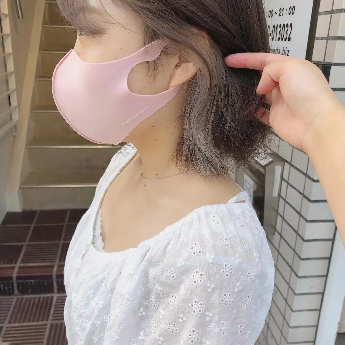 ショート カラー 梅田美容室 山崎海波のヘアスタイル