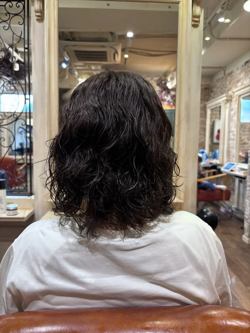 ミディアム 田尾 凌雅のヘアスタイル