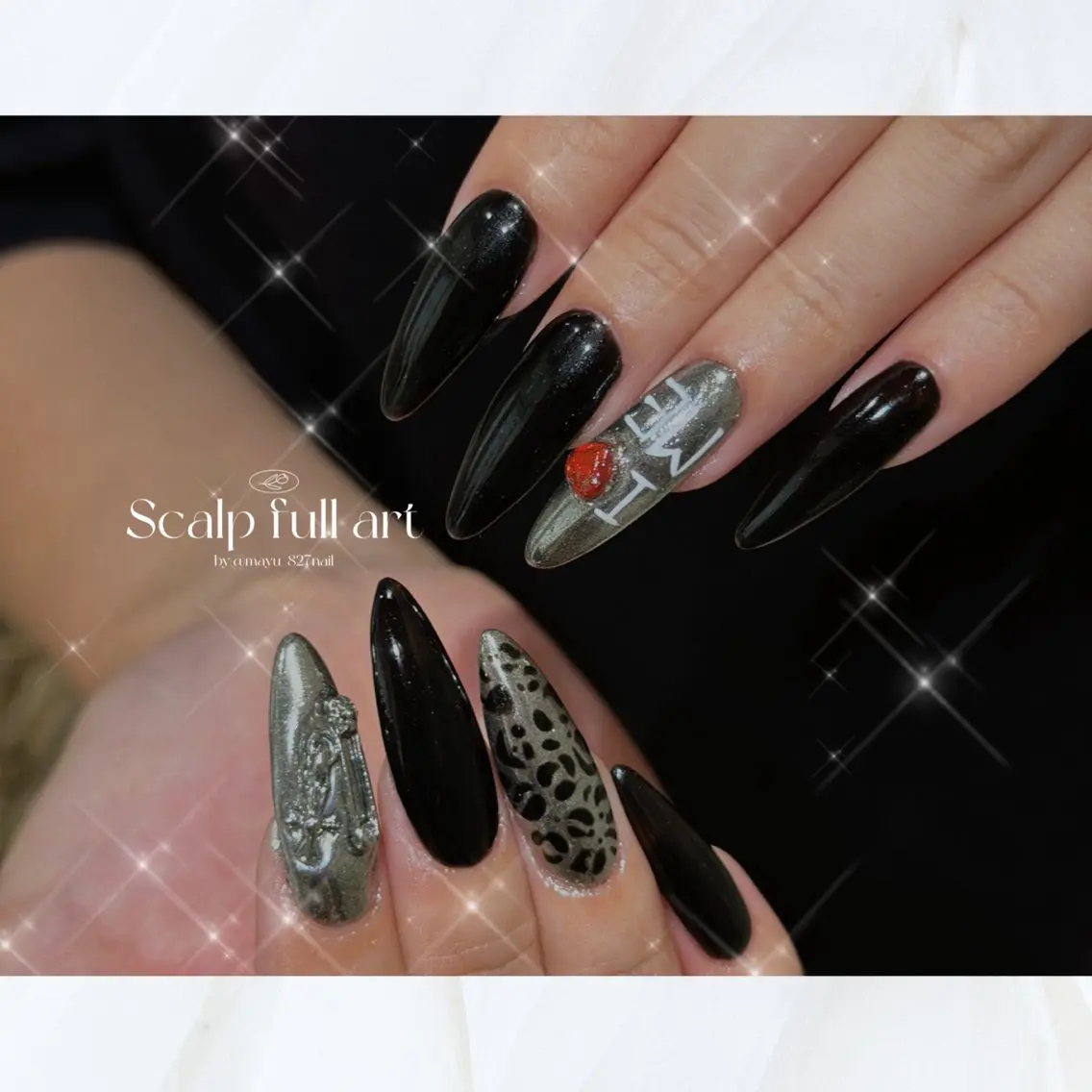 ネイル 長さ出し フラッシュネイル 韓国ネイル マグネットネイル ワンホンネイル ハンドネイル 827nail mayu🐈🐾のネイルデザイン