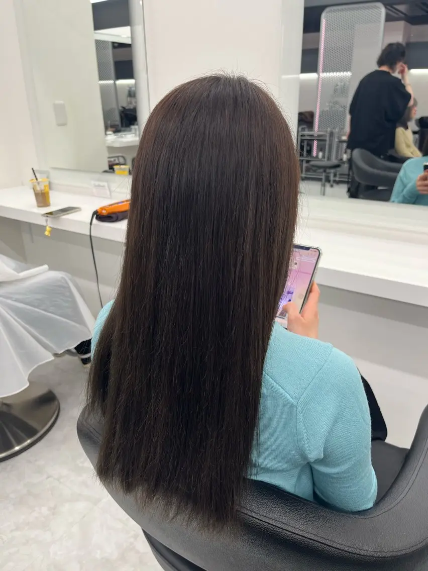 ロング カラー ブラウンカラー チョコレートブラウン ヘアカラー トリートメント 💖トレンド春夏 カラー💖FUTAのヘアスタイル