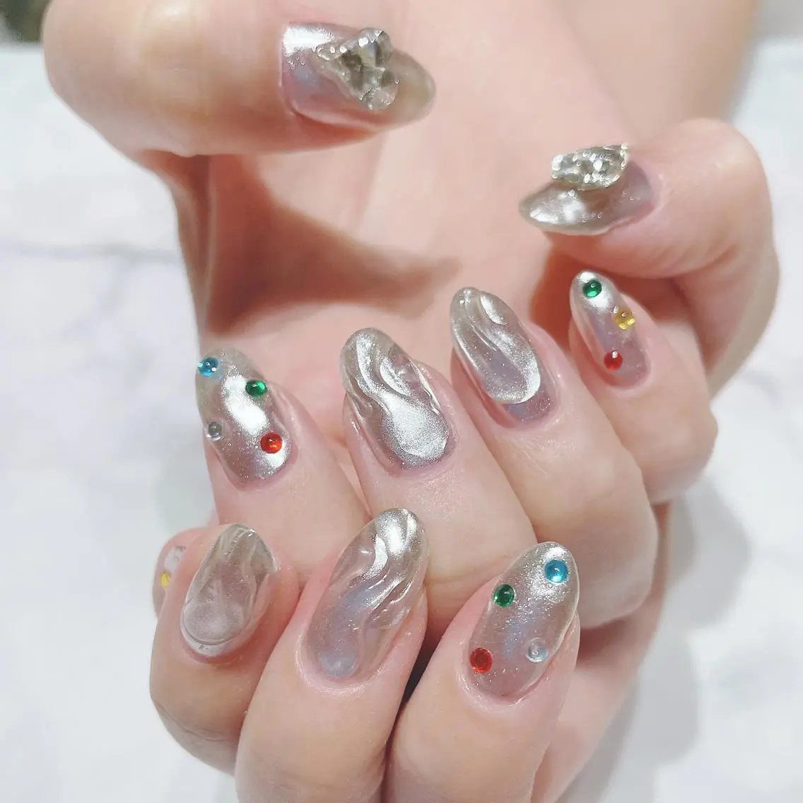 ネイル 持ち込み ネイルサロン Belleのネイルデザイン