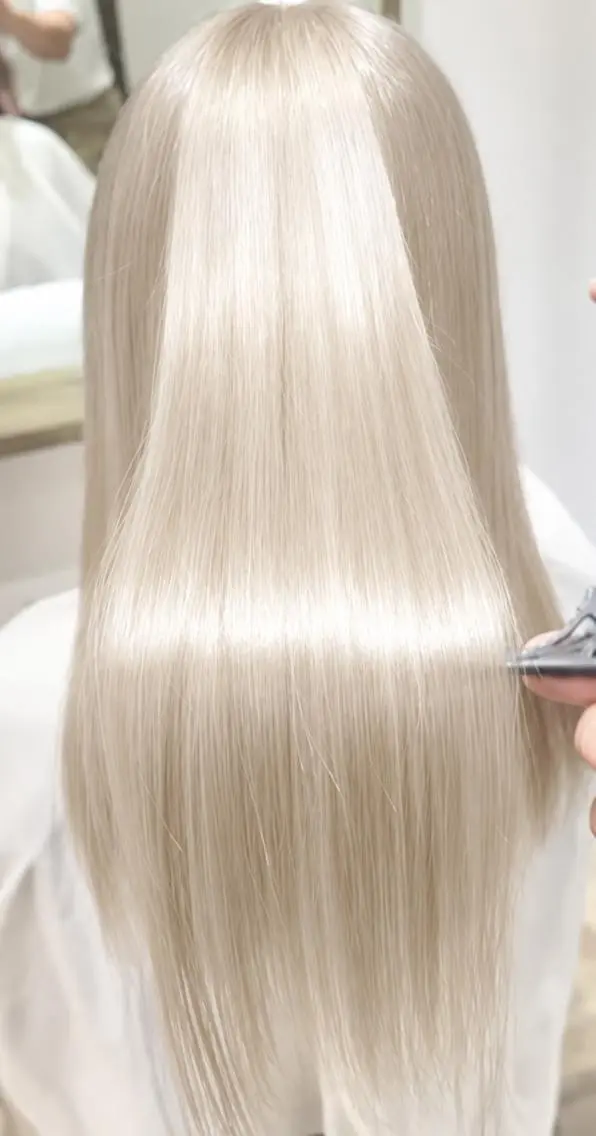 カット+ブリーチ毛におすすめ✨期間限定!バイカルテ髪質再生TRで、芯からうるおう素髪美へ💎の写真