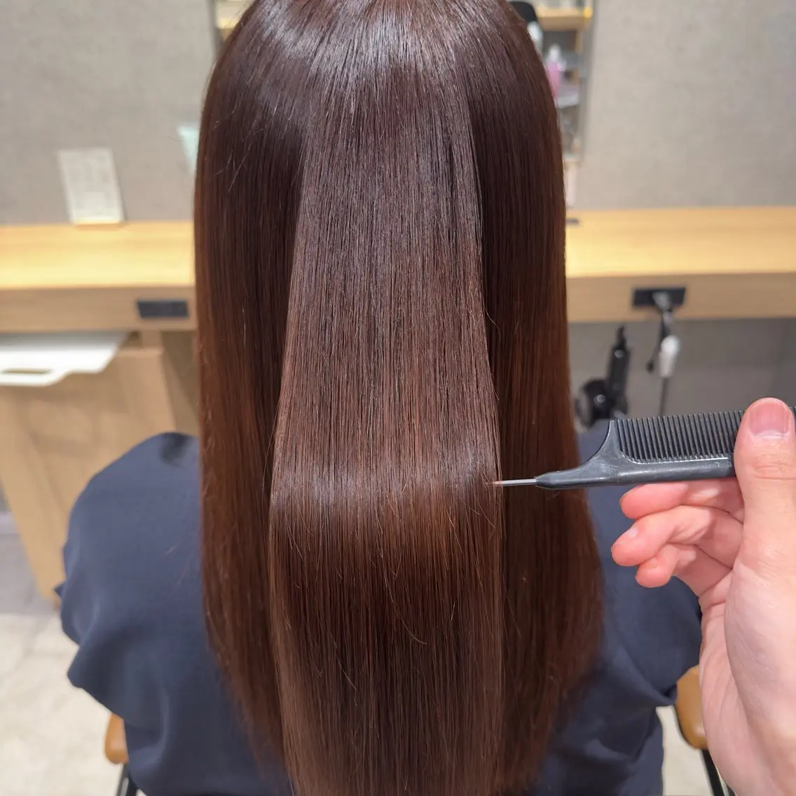 ロング パーマ 縮毛矯正 髙栁 公暉🇰🇷💫のヘアスタイル