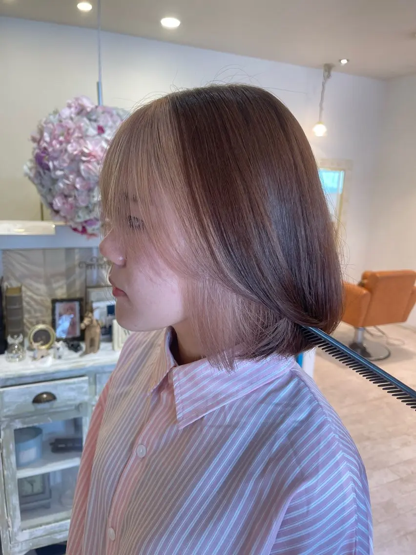 カラー ベージュカラー ヘアカラー Lita たいちのヘアスタイル