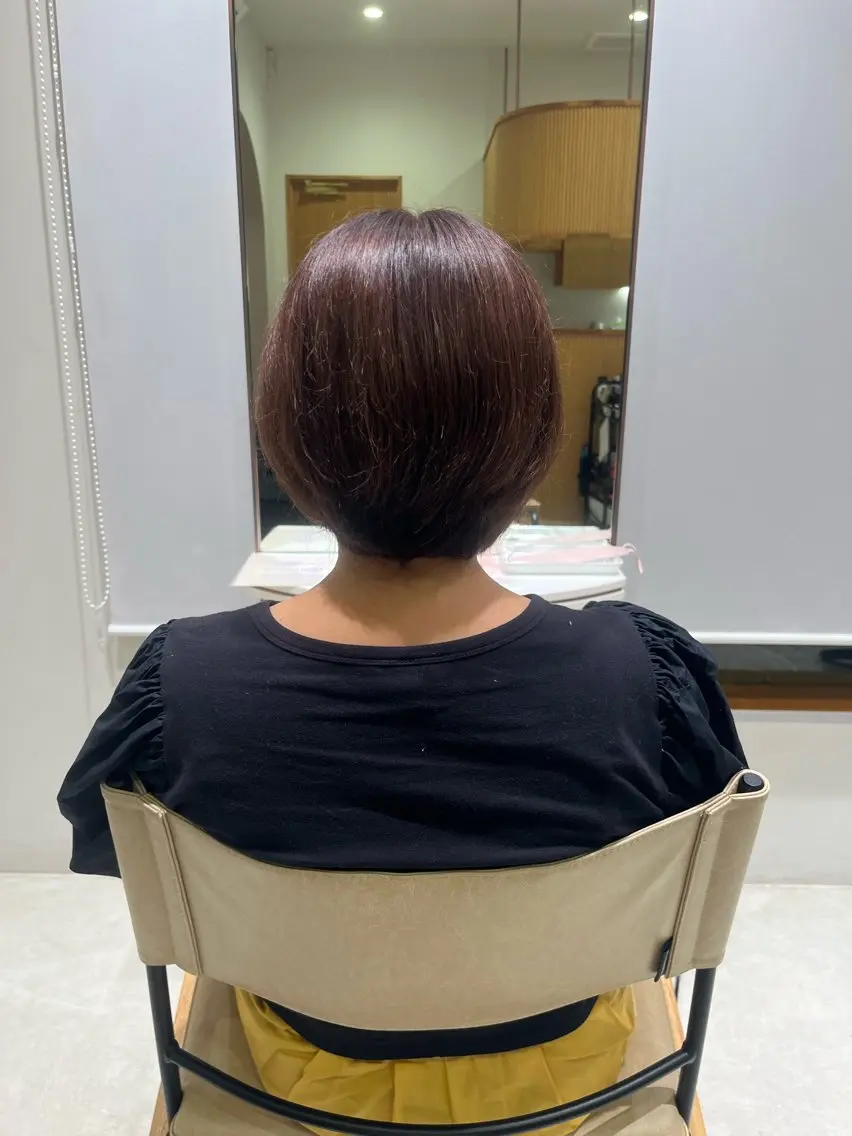 ショート カラー ramphy 柴原 夢奈のヘアスタイル
