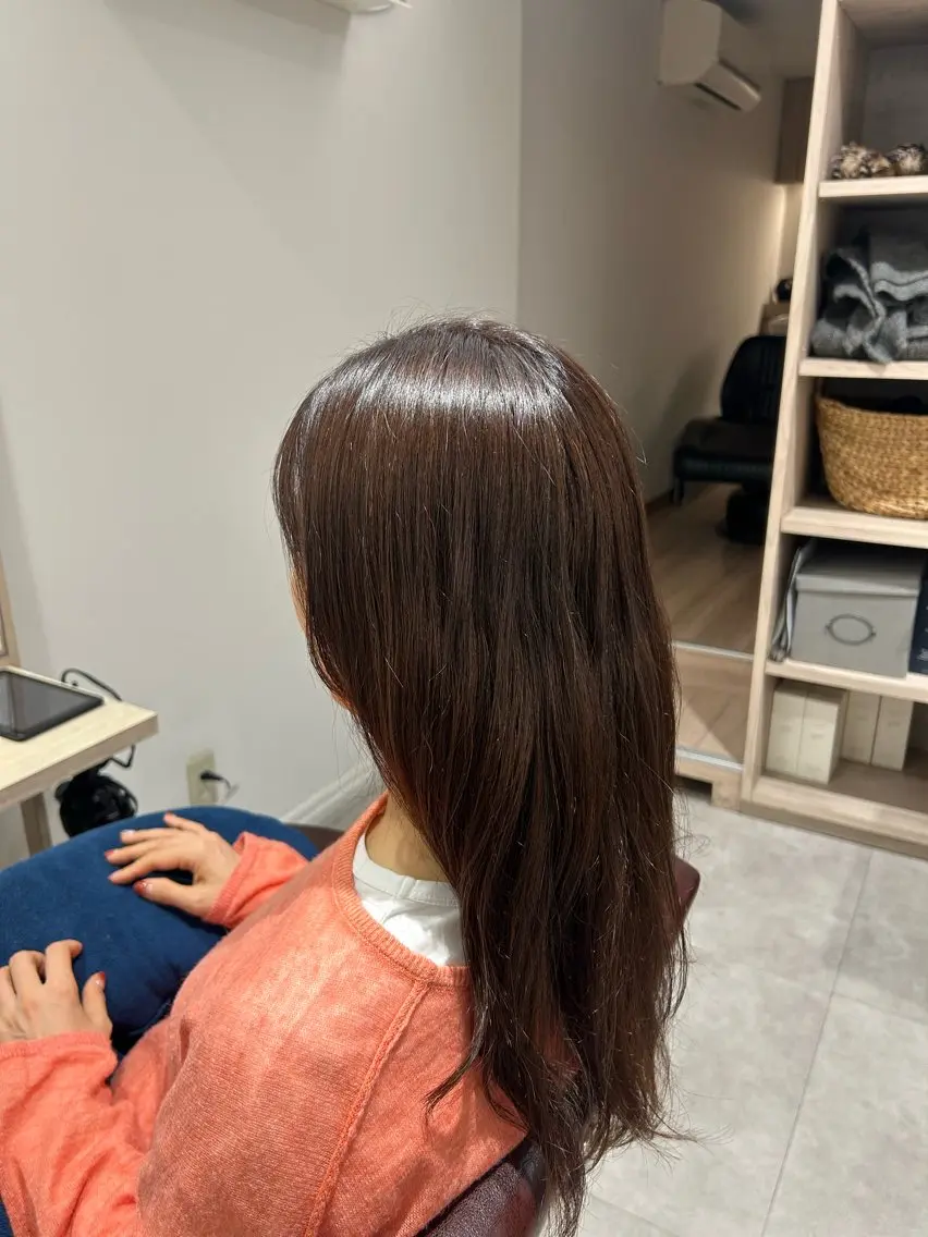 ロング カラー ヘアカラー トリートメント 小池 颯希のヘアスタイル