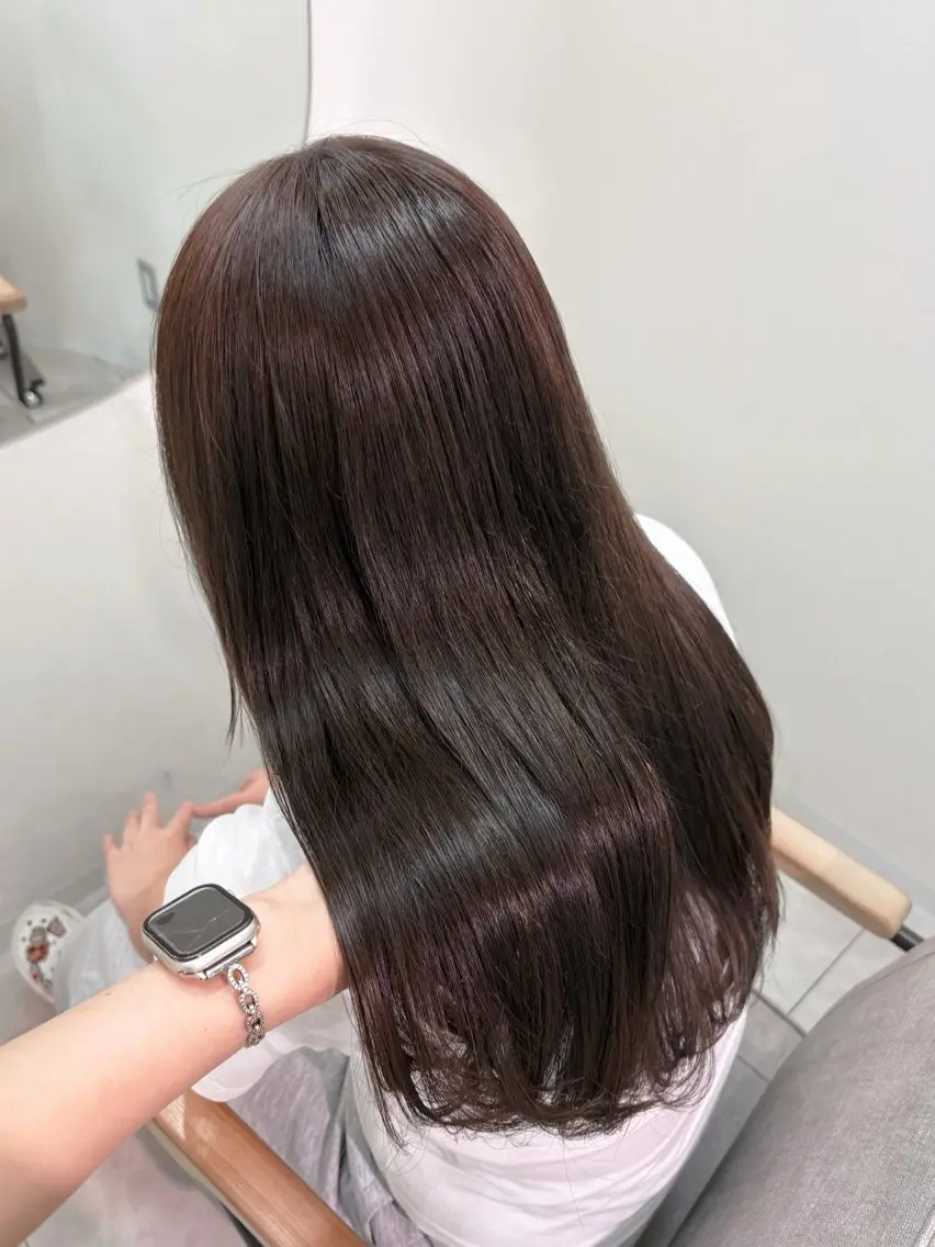 ロング カット ヘアカラー トリートメント newi広島/ Ririのヘアスタイル