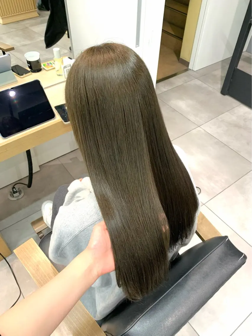 ロング 髪質改善 ヘアカラー 🕊髪質改善 ストレート🕊まいのヘアスタイル