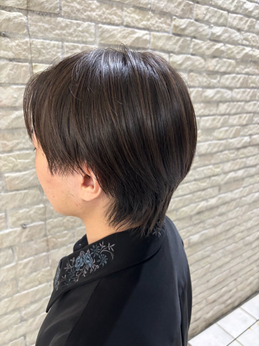 ミディアム メンズ カット 【メンズ特化】セン ターパート/保坂太一のヘアスタイル