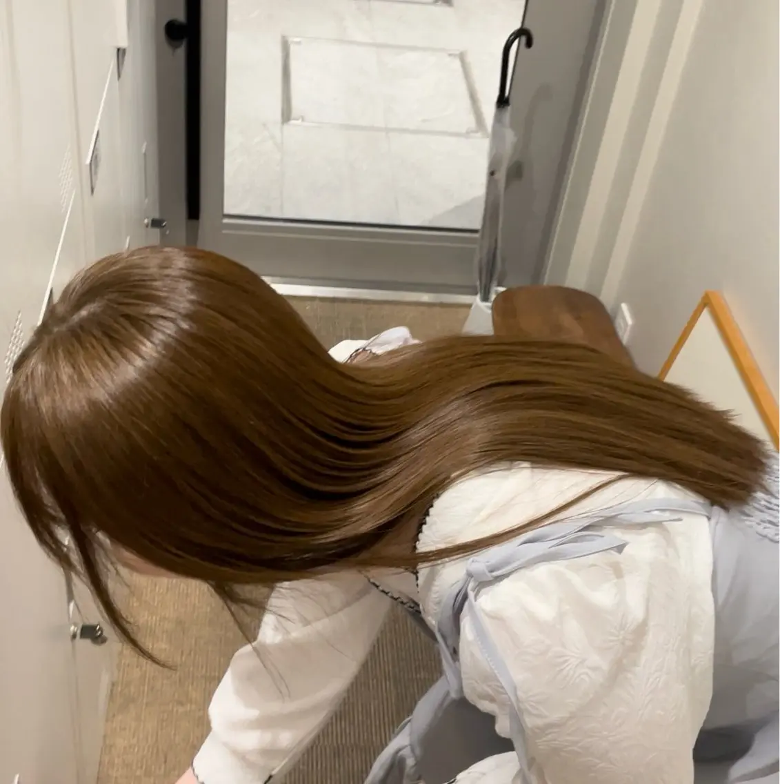 ロング みやした もあのヘアスタイル