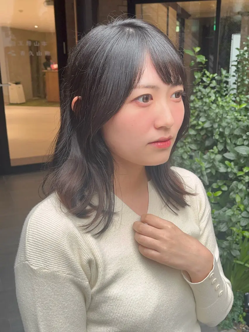 ミディアム 韓国風ヘア GIEN 末吉 海斗のヘアスタイル