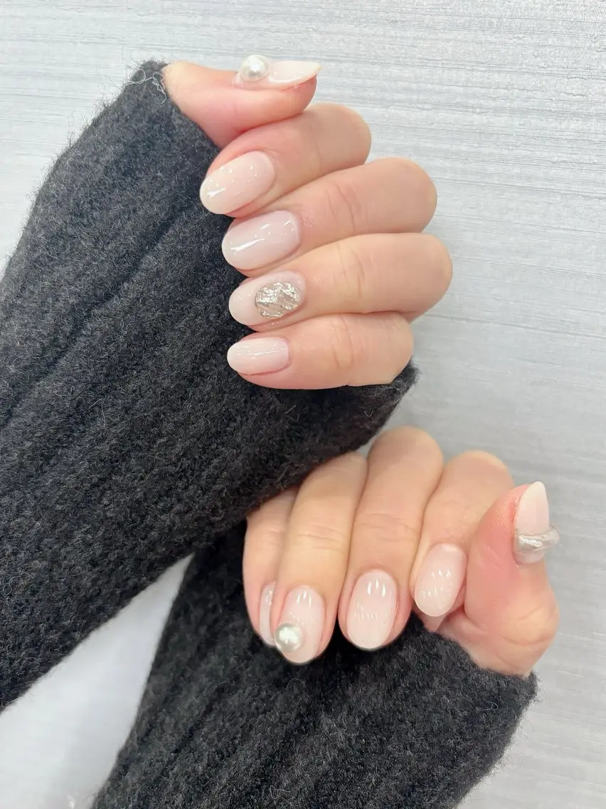 ネイル アートネイル ワンカラーネイル Mia Nail 越谷のネイルデザイン