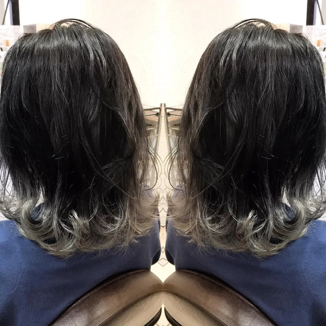 ミディアム シールエクステ⭐️ オオミタクヤのヘアスタイル