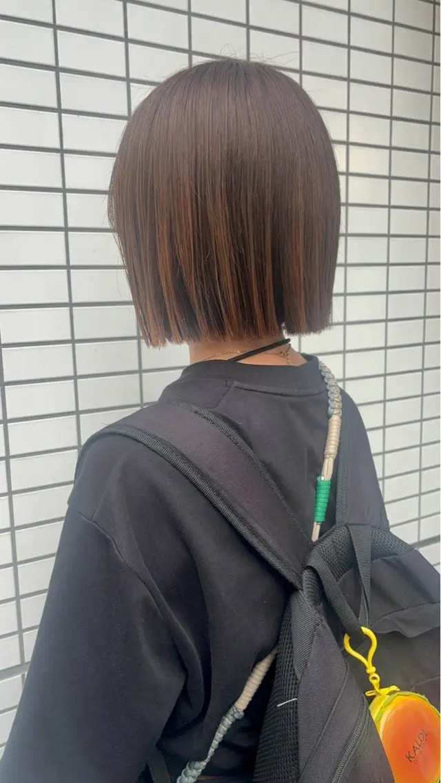 セミロング カット 横須賀中央人気カラー /くるみ🎀🤍のヘアスタイル