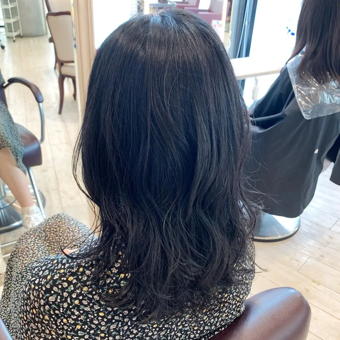 セミロング レイヤーカット カット サソウ ユリエ🥥のヘアスタイル
