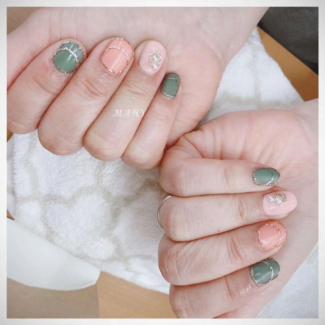 ネイル ハンドネイル Mary nail .narumiのネイルデザイン