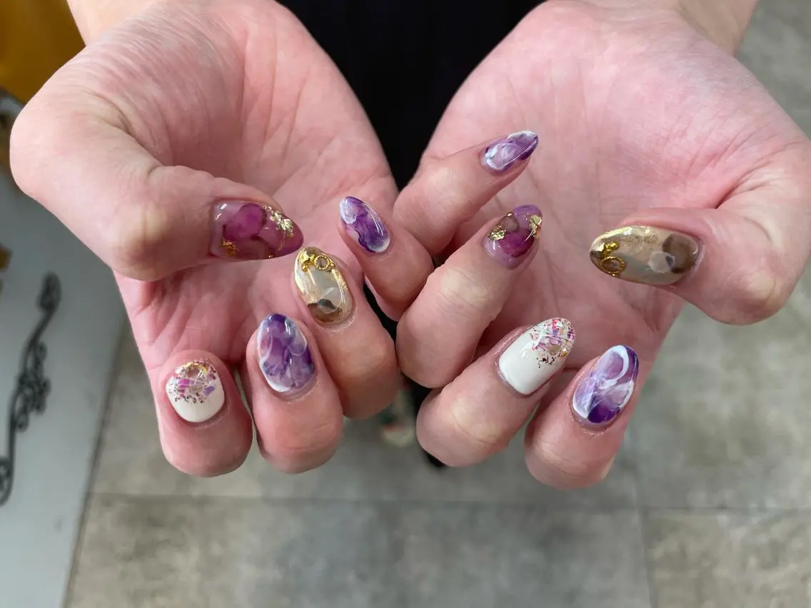 ネイル アートネイル 持ち込み MIUNail YUMIのネイルデザイン