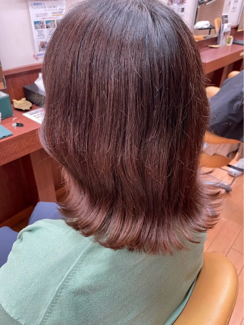 ミディアム カラー 平山 🌈髪質改善🌈のヘアスタイル