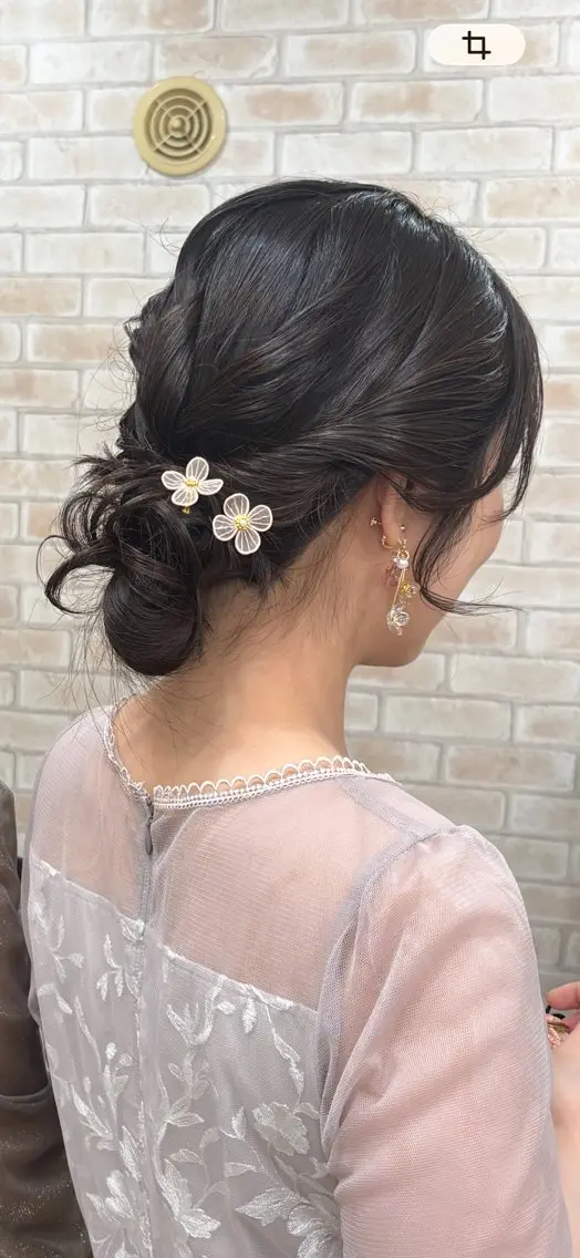 ヘアアレンジ ヘアセット 荒木 真希のヘアスタイル