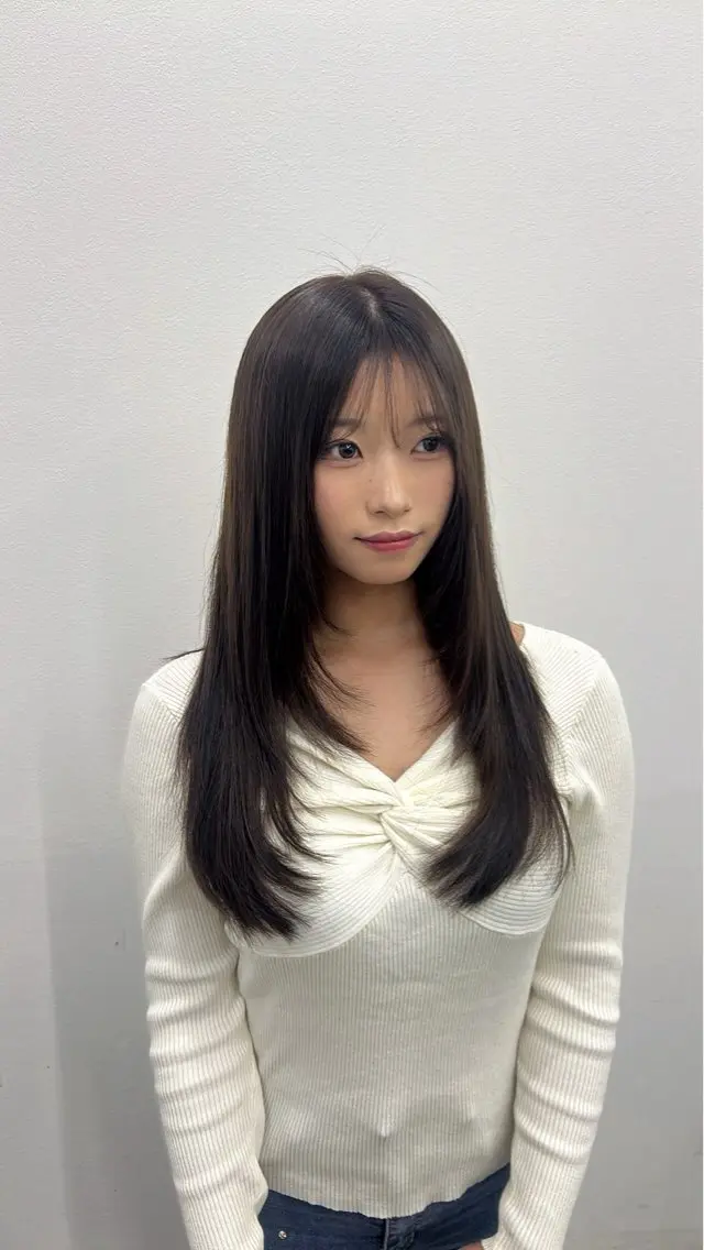 セミロング カット ヘアカラー 縮毛矯正/髪質改善 きょーいち☝‪‪のヘアスタイル