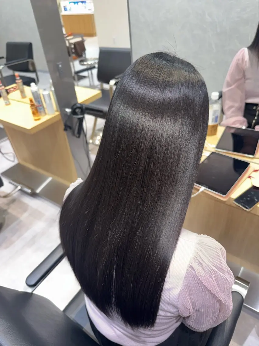 ロング 縮毛矯正 トリートメント 縮毛矯正/メンズ カット栄 伊藤 翔哉のヘアスタイル