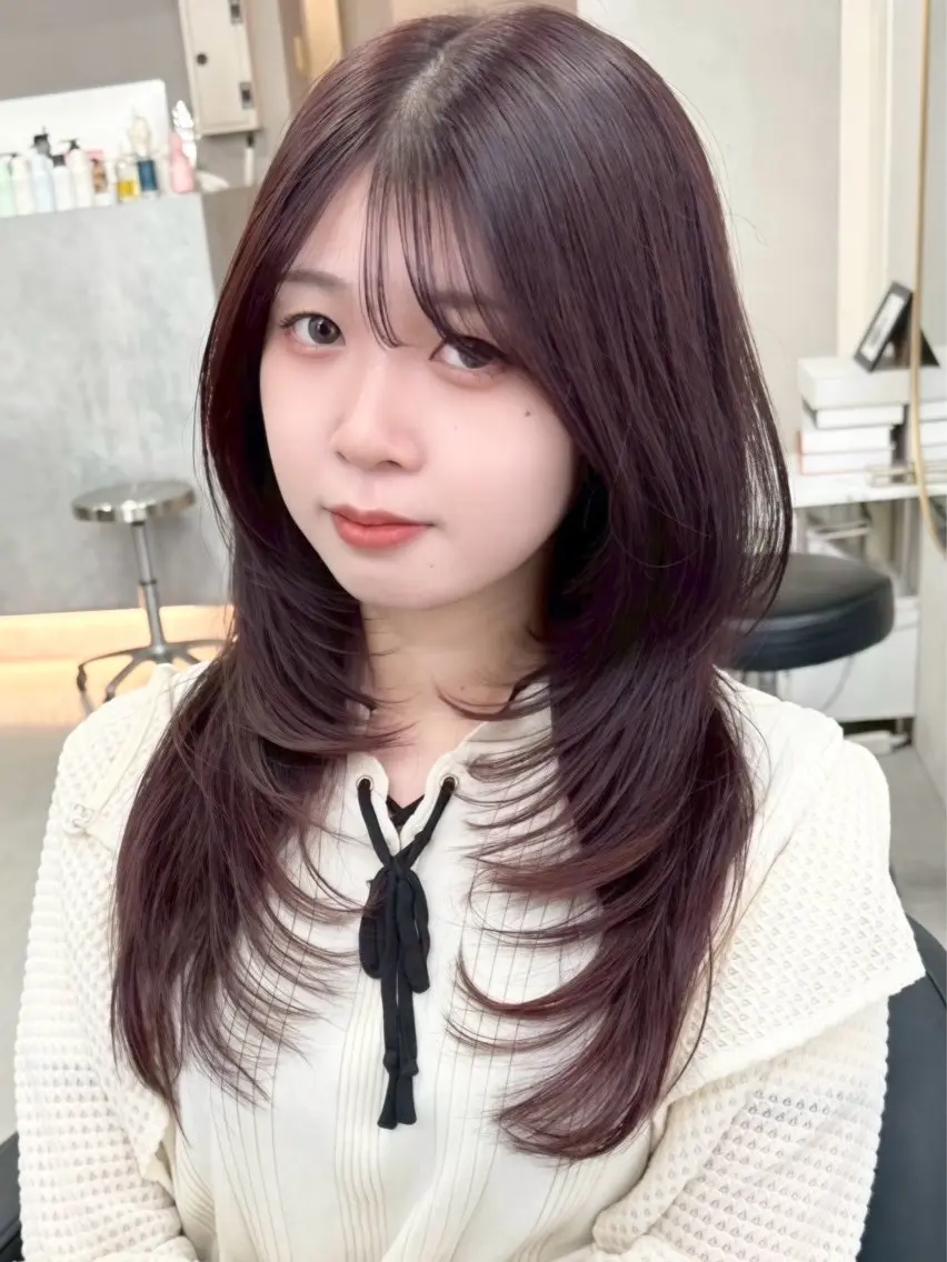 ロング カラー XELM高崎 nearaのヘアスタイル