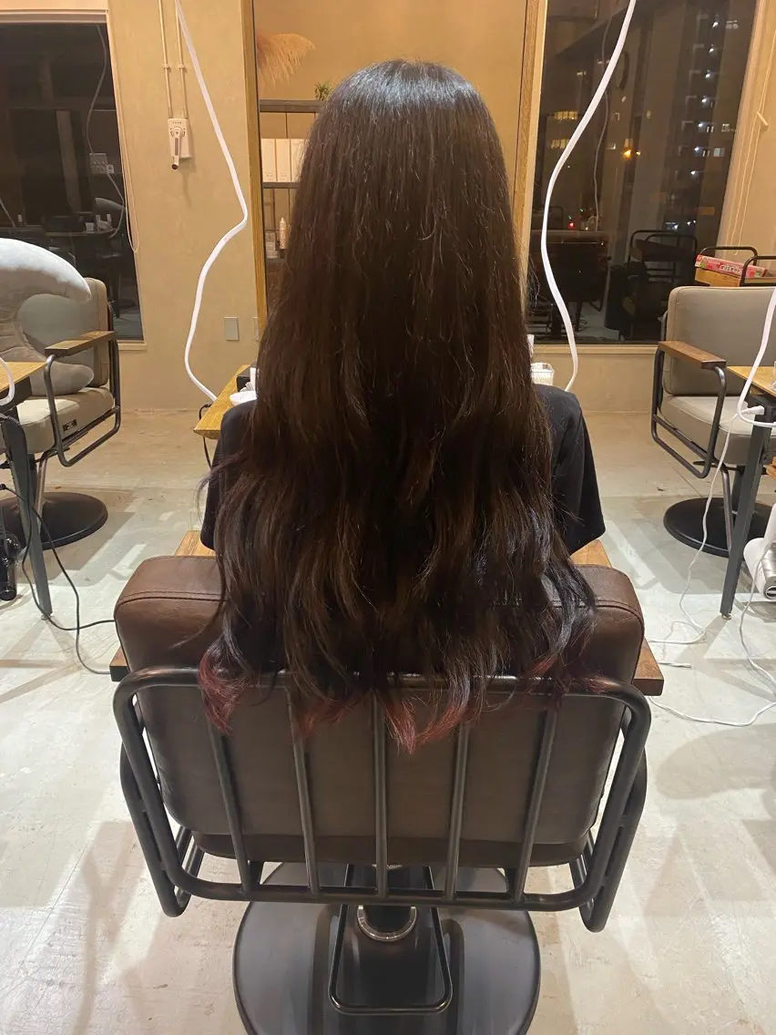 カラー パーマ Hair Ruup ちさきのヘアスタイル