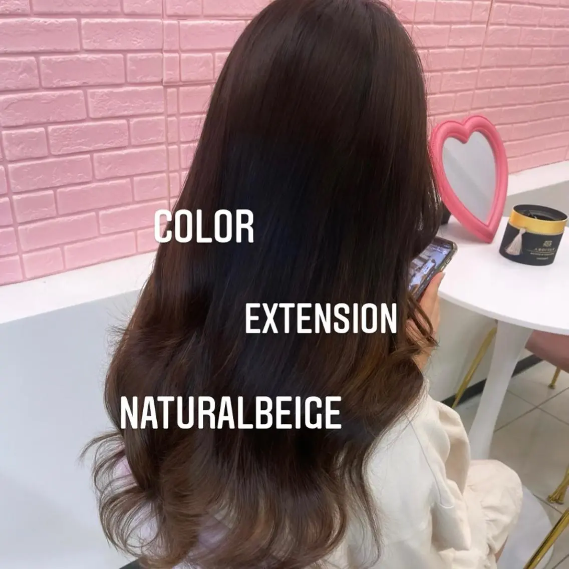 ロング カラー ヘアカラー エクステ エクステ🩵ブリーチ 韓国ヘア🩵KAEのヘアスタイル