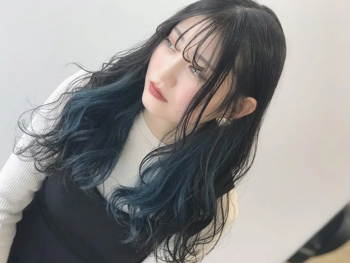 セミロング カラー ba-boo 広島のヘアスタイル