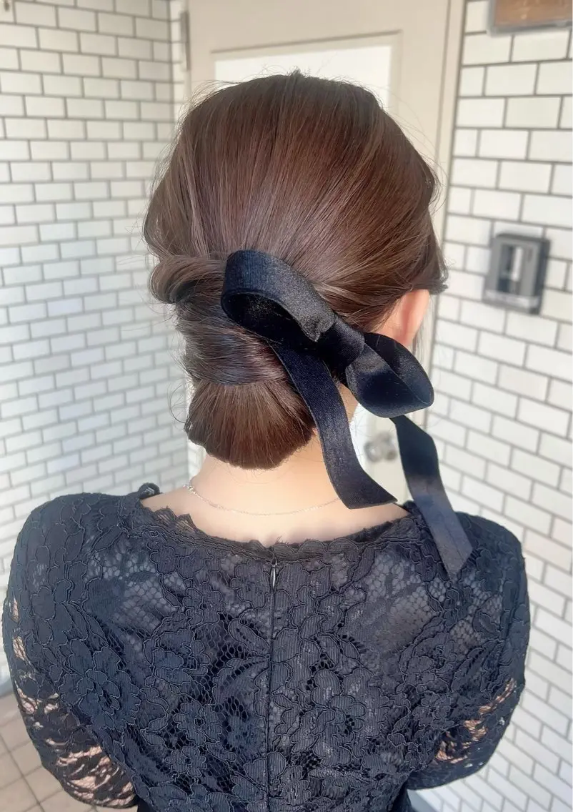 ヘアアレンジ ヘアセット 大人可愛いヘアメイク 💋🧚♀️しずかのヘアスタイル