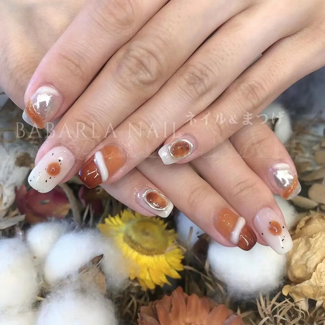 ネイル べっ甲ネイル Babarla Nailのネイルデザイン