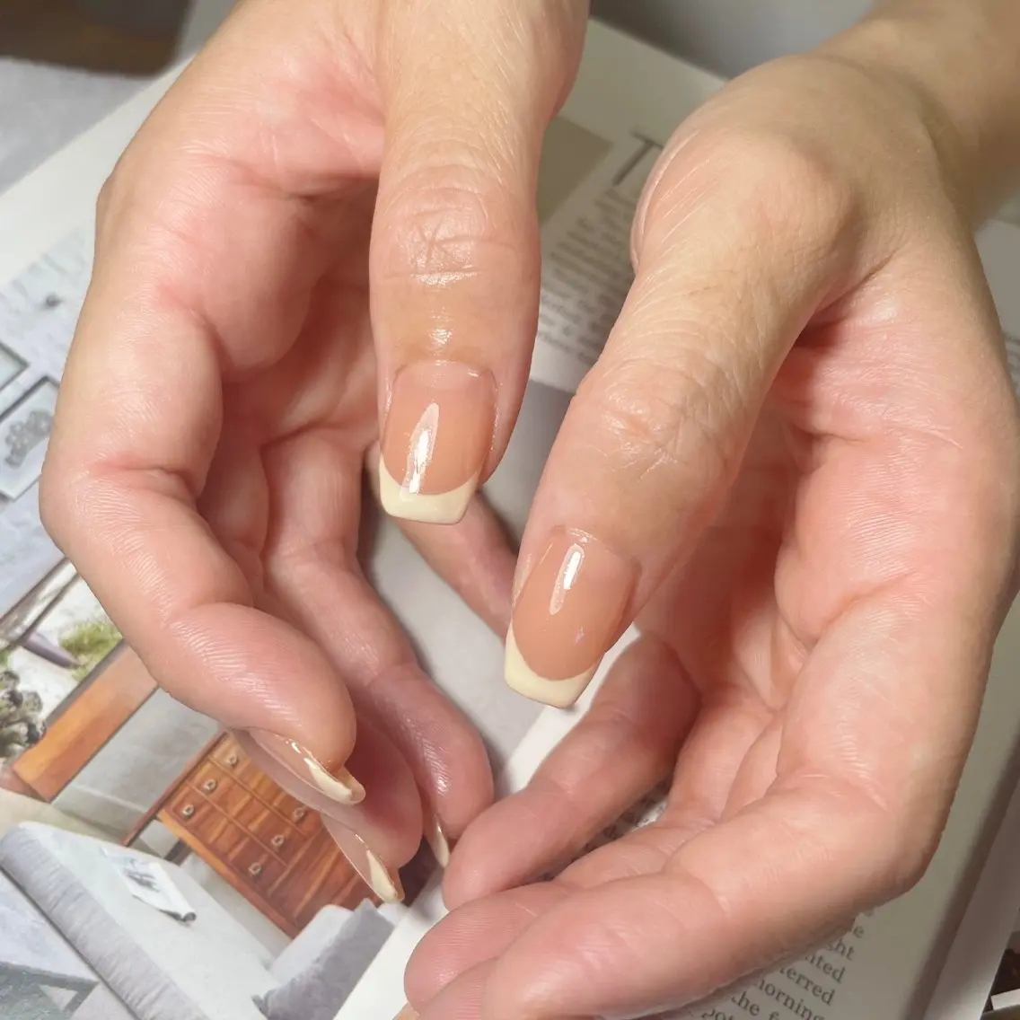 ネイル フレンチネイル Lofinails ちひろのネイルデザイン